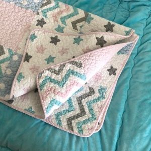 Cotton Quilt Blanket Mat Throw Stars